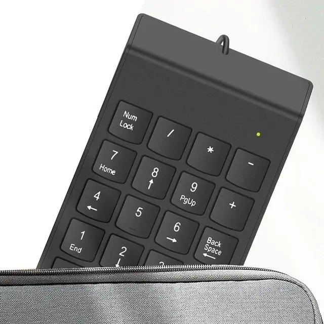 Alt view image 5 of 5 - USB Number Pads, Numeric Keypad, Numpad, 10 Key Keyboard Number Pad for Laptop Desktop Computer PC, Suit Financial Accounting, Calculate Office Travel & Home