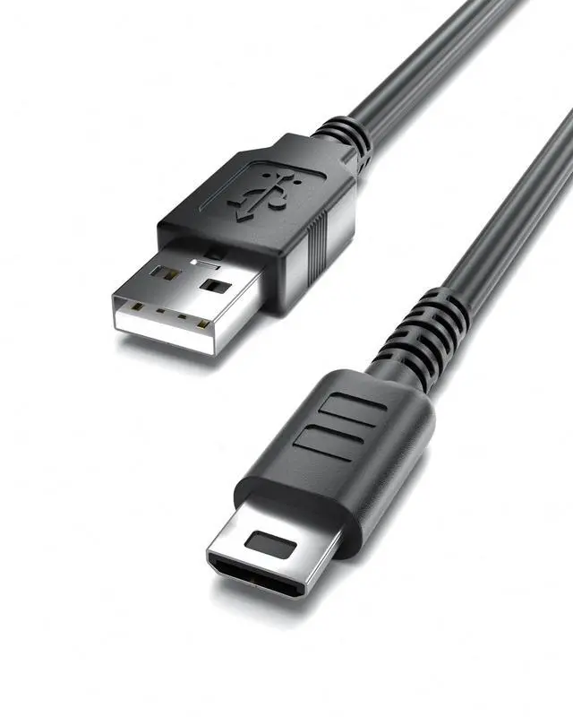 Main image of USB Charging Cable for DS Lite, 4FT / 1.2M USB-A to DS Lite Charger Cord, Replacement Power Cable for Charging Only, Supports Play While Charging