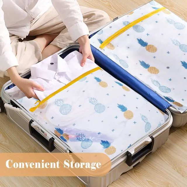 Alt view image 6 of 7 - Mesh Zipper Laundry Bags Machine Wash, 5-Piece Pineapple Print