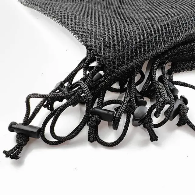 Alt view image 3 of 5 - 10PCS 8X12inch Nylon Mesh Drawstring Bags with Cord Lock Closure Delicates Laundry Bag For Washing Machine Small Gym Bag for Basketball, Volleyball, Football, Golf Stuff Balls