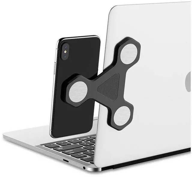 Main image of Magnetic Screen Side Phone Mount for Laptop & Monitor Screen Setup