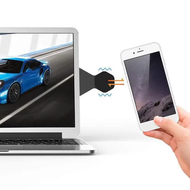 Alt view image 2 of 7 - Magnetic Screen Side Phone Mount for Laptop & Monitor Screen Setup
