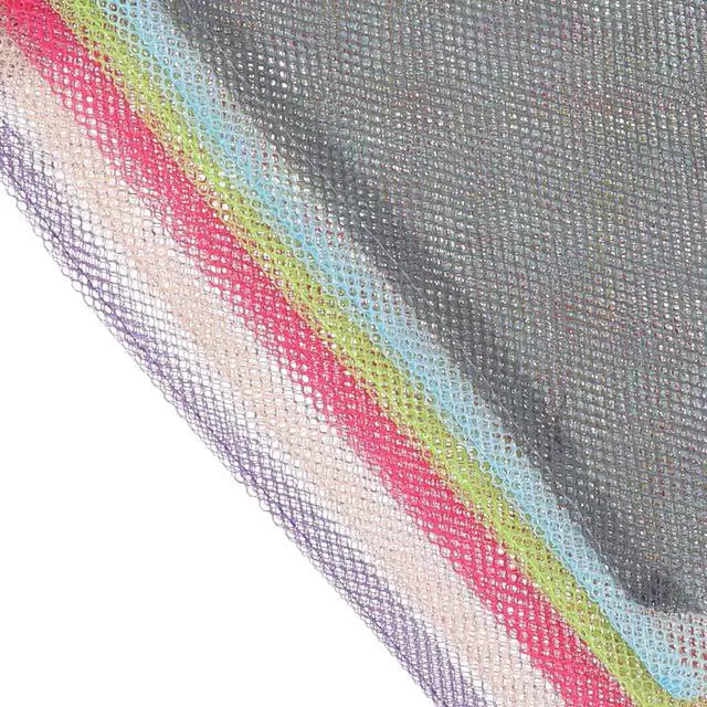 Alt view image 5 of 7 - 6 Pcs 11 x 15 Inch Nylon Mesh Drawstring Laundry Bags, Mesh Stuff Sacks with Cord Lock Closure, Breathable, Large Capacity, Multicolor for Travel, Gym, Home