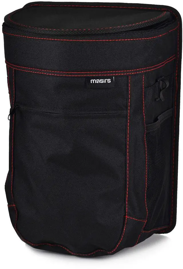 Main image of Vehicle Trash Can - Large Removable Leakproof Garbage Bag, Fasten The Car Waste Basket to Back or Front Seat Headrest. Great Garbage Can for Car, SUV, Truck, Van or Minivan.