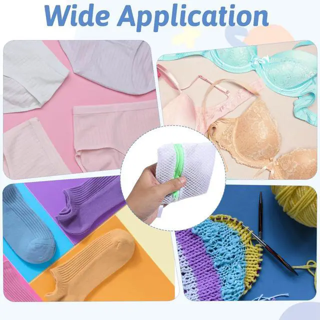 Alt view image 3 of 7 - 5PCS Laundry Pod Anti-Sticking Bag, Mini Mesh Washing Net, Laundry Pods Dissolution Protection Bag, Washing Pods Storage, 5 Colors