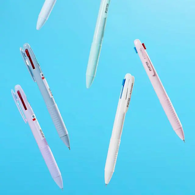 Alt view image 5 of 7 - 6-Pack 4-Color Gel Pens, 0.5mm Fine Point, Quick-Dry Ink, Soft Grip