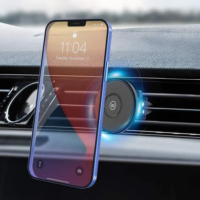 Alt view image 3 of 7 - Magnetic Air Vent Phone Holder for Magsafe iPhone 17/16/15/14