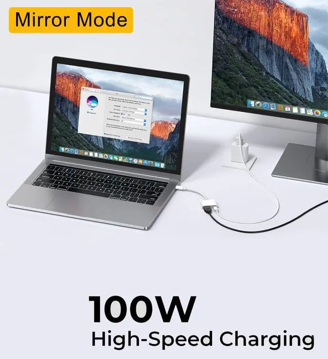 Alt view image 4 of 7 - Apple USB-C to HDMI Adapter 4K@60Hz for iPhone 15 16 17 MacBook Pro Air iPad Pro, MFi Certified USB 3.1 Type C Digital AV HDMI 2.0 Cord Compatible with Samsung Galaxy S25/S24/S23 and More (White-2)