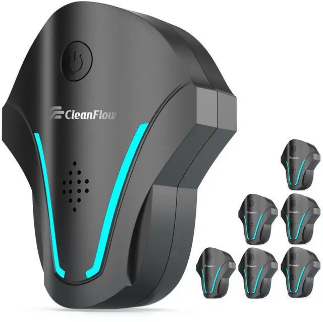 Main image of Ultrasonic Indoor Repeller 3 Modes Pest Control for Rodents, Roaches, Mice, Bugs, Mosquitoes, Spiders, Ants 6 Pack