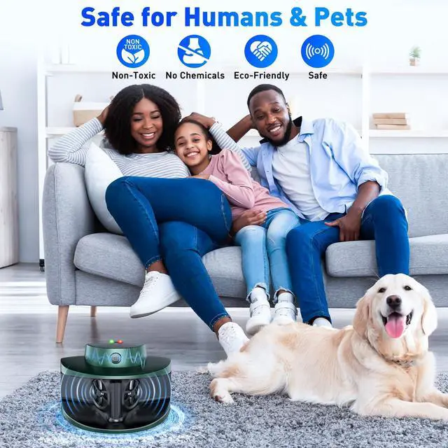 Alt view image 6 of 7 - 2026 Upgraded Ultrasonic Repeller & Insect Indoor Repeller, Pest Control, Repellent Roach, Mouse, Bugs, Mosquito, Mice, Spider, Ant - Pet & Human Safe