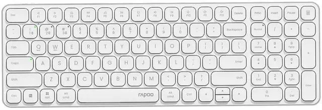 Main image of E9350L Multi-Device Wireless Keyboard, Blade-Series E9350L 99-Key Ultra-Thin Keyboard, Support 4 Devices, Low-Profile, Quiet, USB-C, Rechargeable, Al-Alloy Frame, for Windows/Mac/Linux/Chrome