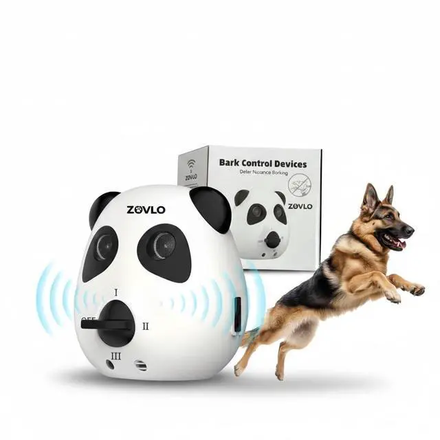 Main image of Anti Barking Device for Dogs, Ultrasonic Dog Bark Deterrent Devices, Cute Panda Style Dog Barking Deterrent Devices,3 Modes Bark Box, Dog Barking Stopper Long Range for Indoor & Outdoor Use