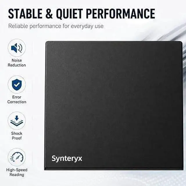 Alt view image 5 of 6 - CD DVD Drive, USB-A & USB-C CD Burner for Laptop, PC & Mac | Portable DVD Burner & CD Reader Writer, Play & Burn 2-in-1 External Disc Drive Compatible with Windows, macOS & Linux