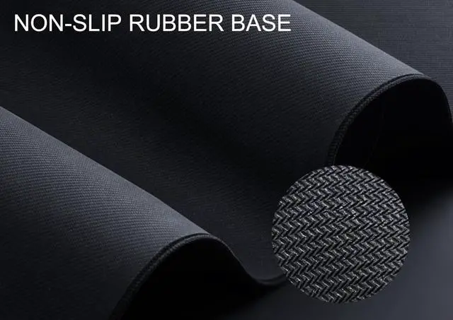 Alt view image 7 of 7 - Large Gaming Mouse Pad, XXL Extended Computer Keyboard Mouse Mat with Stitched Edges, 31.5" x 15.7" Non-Slip Waterproof Rubber Base Office Big Long Mousepad for Work, Game, Office, Home, Black