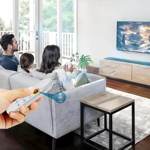 Alt view image 6 of 7 - Voice Remote Control Suitable for G9N9N, BENACES Replacement for TV Compatible with Google Chromecast 4k Snow, GA01409-US, GA01919-US, GA01920-US, GA01923-US, GA02463-US, GA02464-US