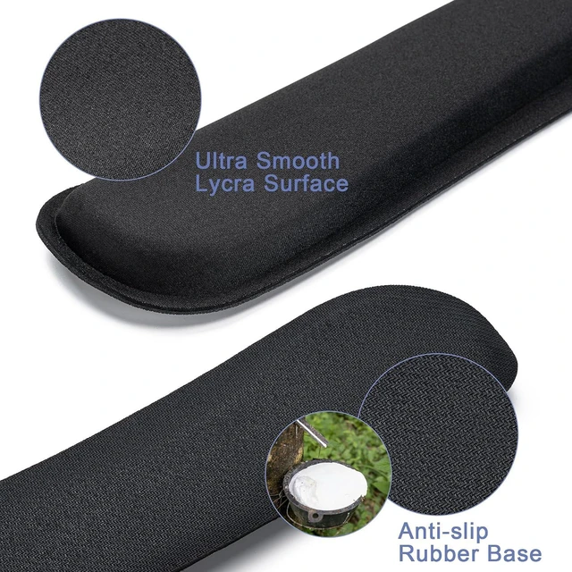 Alt view image 2 of 7 - Keyboard Wrist Rest,Ergonomic Wrist Support for Keyboard,Black