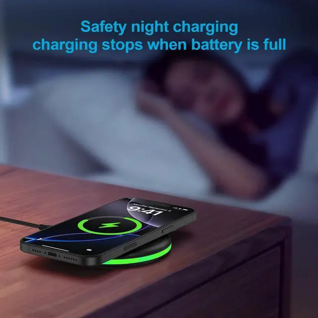 Alt view image 5 of 7 - for Samsung S26 S26+, 15W Wireless Phone Charger for Samsung Galaxy S26 S25 FE Edge Plus Ultra S25+ S24 S24+ S23 S23+ S22 S21 S20, Note 20, 20+, Z Fold 7 6, Flip 7 6 5G, Buds3 Pro, Fast Charging Pad