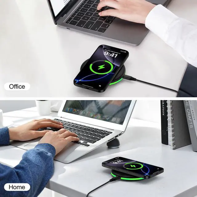 Alt view image 7 of 7 - for Samsung S26 S26+, 15W Wireless Phone Charger for Samsung Galaxy S26 S25 FE Edge Plus Ultra S25+ S24 S24+ S23 S23+ S22 S21 S20, Note 20, 20+, Z Fold 7 6, Flip 7 6 5G, Buds3 Pro, Fast Charging Pad