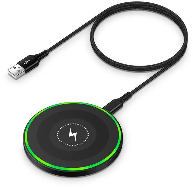 Main image of Samsung Wireless Charger Android Charger Fast Charging Pad Wireless Phone Charger Android Charging Station Mat for Samsung Galaxy S25 Ultra S25 Edge S24 S23 S22 S21, iPhone 17 Pro Max Air 16e 15 14 13