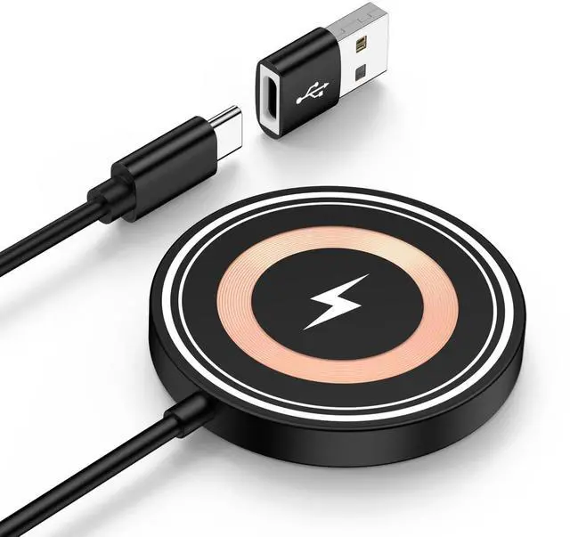 Main image of Wireless Charger for Samsung Magnetic Wireless Charger Fast Charging Pad for Galaxy S26 Ultra/S25 Ultra/S24 FE/S23 Ultra/S22,15W MagSafe Charger Android USB-C/A Compatible Google Pixel 10 10 Pro XL