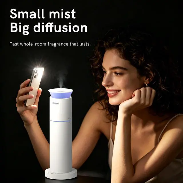 Alt view image 2 of 7 - Waterless Essential Oil Diffuser for Home,Scent Diffusers with 3 Timer Settings, 3 Mist Levels for Spas Room Studio Office