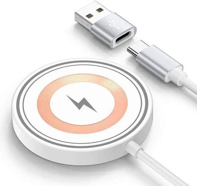 Main image of for Samsung S25 S26 Ultra Magnetic Wireless Charger Pad for Samsung Galaxy S26+ S26 S25 S24 S23 Z Flip 7 Z Fold 7,15W Magnet Wireless Charger Mat Station with 4FT USB C/USB A Port for iPhone 17e 16e