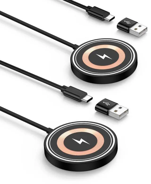 Main image of for Samsung S26 Charger Wireless Fast Charging Pad for Samsung Galaxy S26 Ultra S26 Plus S25 FE S25 Edge S24 FE S23 S22 S21 Note 20 Z Fold Flip 7 6 5, Magnetic Fast Wireless Charger Mat, USB-C/A Ports