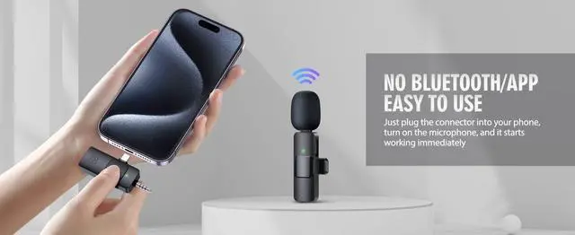Alt view image 3 of 7 - Wireless Microphone 3 in 1 Set of Wireless Microphones,