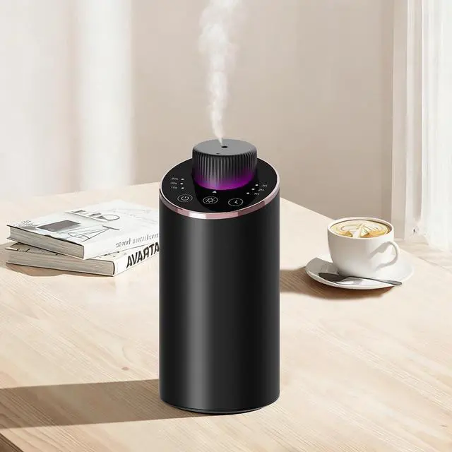 Main image of Waterless Essential Oil Diffuser Aromatherapy Scent Diffusers for Home Large Room, Bedroom, Car, Office, Desk, Battery Operated Mini Portable Air Freshener, 3 Countdown Timers & 3 Mist Levels
