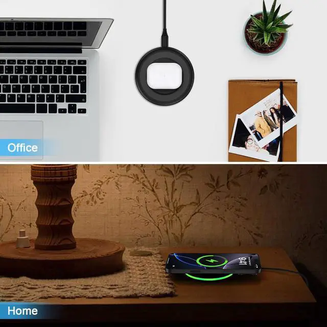 Alt view image 6 of 7 - Wireless Charger for Samsung Fast Charging Pad Wireless Phone Charger for Android Charging Station Mat Compatible Galaxy S26 Ultra S26 Plus S26 S25FE S25 Ultra S24 S23 S22,Google Pixel 10 10 Pro XL 9A