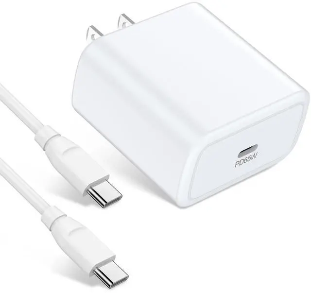 Main image of 65W Super Fast Wall Charger,USB Charger Fast Charging for Samsung Galaxy S26 Ultra S25 FE S25 Ultra S24 S23 A16 A56 A36;USB C Block with 6FT C to C Cable for iPad iPhone 17 Pro Max 16 Pro 15,White