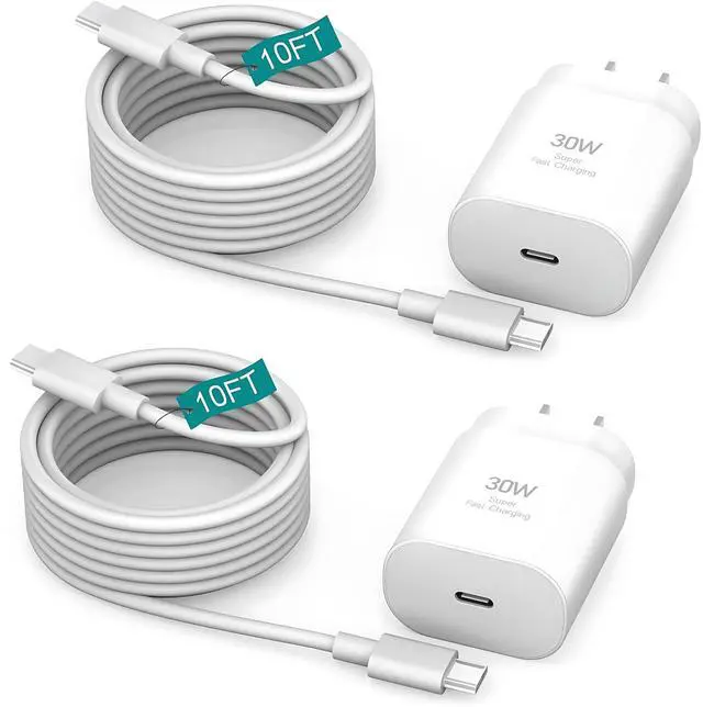 Main image of Samsung Super Fast Charger for Samsung Charger Fast Charging 2Pack 30W USB C Phone Wall Charger Block,10FT Type C Fast Charging Cabel for Samsung Galaxy S26,S25 Ultra/S24 Ultra/S26/S25/S24/iPhone 17