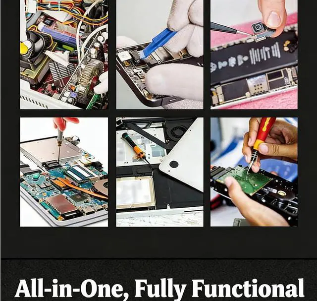 Alt view image 2 of 7 - Multi-Function Precision Screwdriver Set with Storage Case Home Renovation Tools, Electronics Repair Kit 115 Pieces