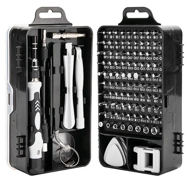 Main image of Mini Precision Screwdriver sets,Sinyiol 115 in 1 Repair Tool Kit to Fixing Phone Laptop PC Camera Electronic Watches Glasses,Switchgame consoles Magnetic Driver Kit with Flexible Shaftl