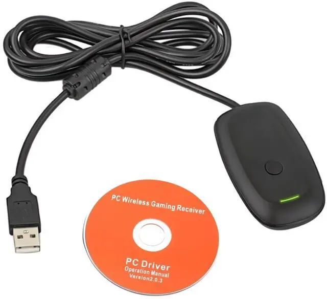 Main image of Wireless USB Gaming Receiver Adapter Compatible with Microsoft Xbox 360 Controller Bluetooth Receiver Adapter for for Xbox 360 Controller Desktop PC Laptop Gaming