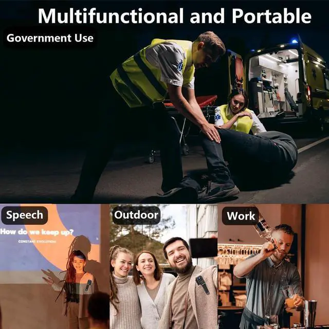 Main image of Mini Body Camera with Audio & Video Recording - Small POV Cam 1080P - Wearable Personal Portable Cameras Recorder DV - Night Version Camcorder for Security Work Records Guard Traveling