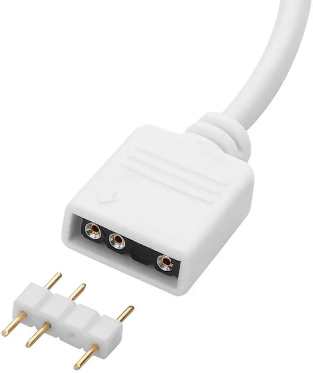 Alt view image 7 of 7 - 1 to 2 ARGB Splitter Cable, 5V 3 Pin Addressable RGB Splitter Extension Cable LED Sync for Computer Chassis CPU Cooler and 5V ARGB Fan-11.8 Inches (3Pin, 1 to 2)