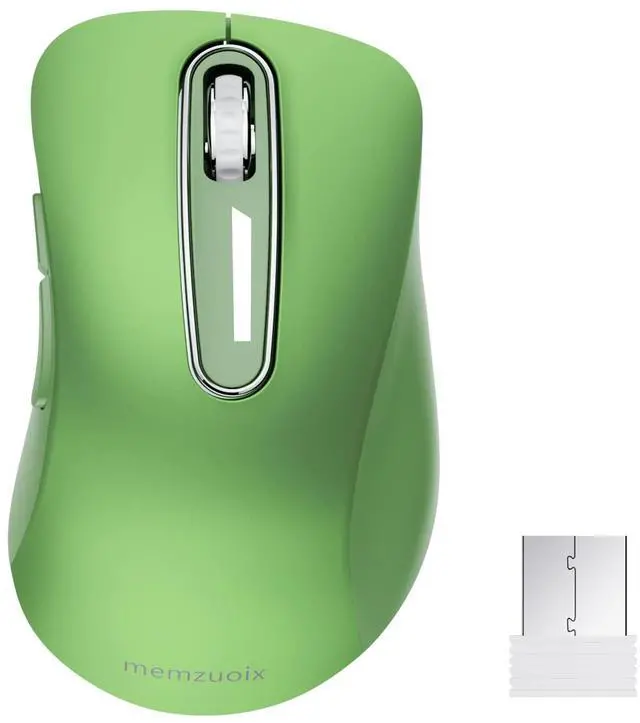 Main image of 2.4G Wireless Mouse, 1400 DPI Mobile Optical Cordless Mouse with USB Receiver, Portable Computer Mice for Laptop, PC, Desktop, MacBook, 5 Buttons (Mint Green)
