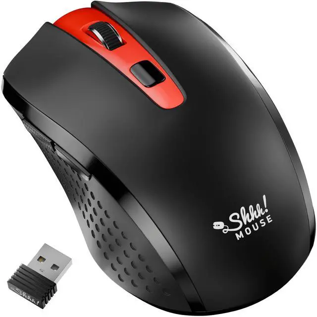 Main image of Silent Mouse Wireless - Quiet, Cordless USB Mouse for Laptop, Chromebook & PC