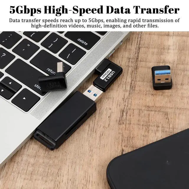 Alt view image 7 of 7 - 4 Pack 90 Degree USB to USB C Adapter, USB A Male to Type C Female Extender Connector Right Angle Type-C Female to A Male Converter Type Plug Adapter for PC, Laptop, USB-A Charger, Power Bank and More