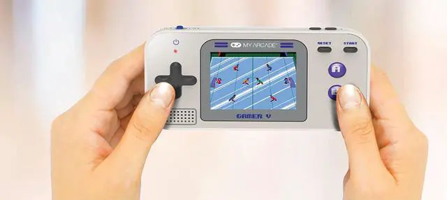 Alt view image 2 of 6 - Gamer V Classic-Purple: Portable Gaming System with 220 Games, 2.5" Color Display, Pocket Size (DGUN-3920)