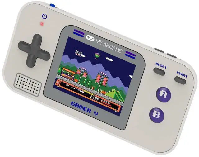 Alt view image 3 of 6 - Gamer V Classic-Purple: Portable Gaming System with 220 Games, 2.5" Color Display, Pocket Size (DGUN-3920)