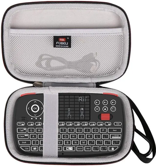Main image of EVA Hard Storage Carrying Case Compatible with Rii i4 Mini Bluetooth Keyboard with Touchpad (Case Only)