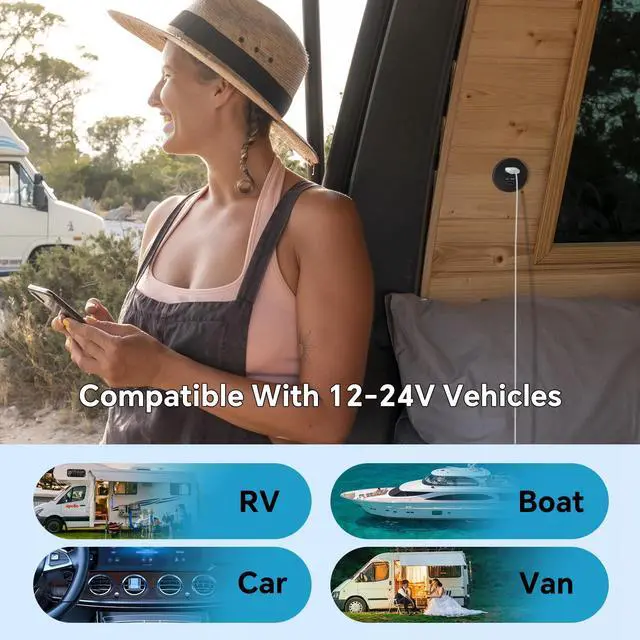 Alt view image 6 of 7 - 118W 12V USB Outlet 100W Type-C Laptop Car Charger,18W QC3.0 USB-A Dual Port Fast Charging Socket, Replacement Car Charger Accessories for RV Camper Trailer Truck Boat Golf (1Pcs)