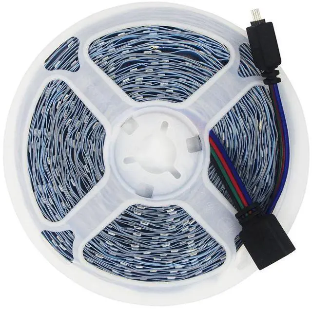 Alt view image 6 of 7 - LED Strip Lights 16.6 feet (5 Meter) RGB Color with APP and IR Remote 5050 SMD LED 30 Lights Per Meter for Bedroom,Home,TV Backlight with Remote Control (White, 5 Meter 150 led Lights)
