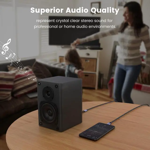 Alt view image 2 of 6 - USB C to 2 RCA Audio Cable 3.3FT, Type C to 2 Male Y RCA Splitter, ype C to 2RCA Jack Male Y Splitter Cord Adapter Compatible iPhone 1615, Home Theater Amplifier TV Speaker Hi-Fi Amplifer