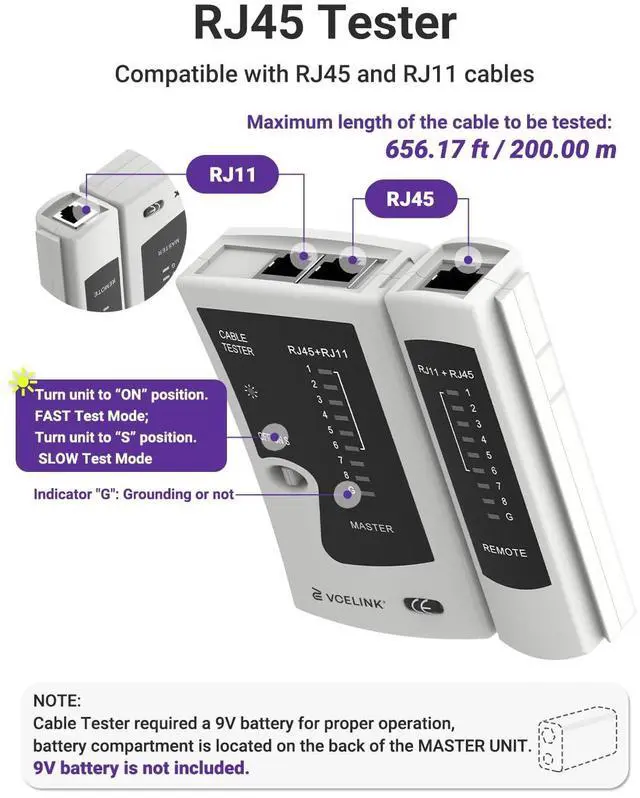 Alt view image 6 of 7 - RJ45 Crimp Tool, All-In-One Ethernet Pass Through Crimper for CAT7 CAT6A CAT6 CAT5e CAT5 Ethernet Connectors by Screw Adjustment (Kit-with Punch down Tool)