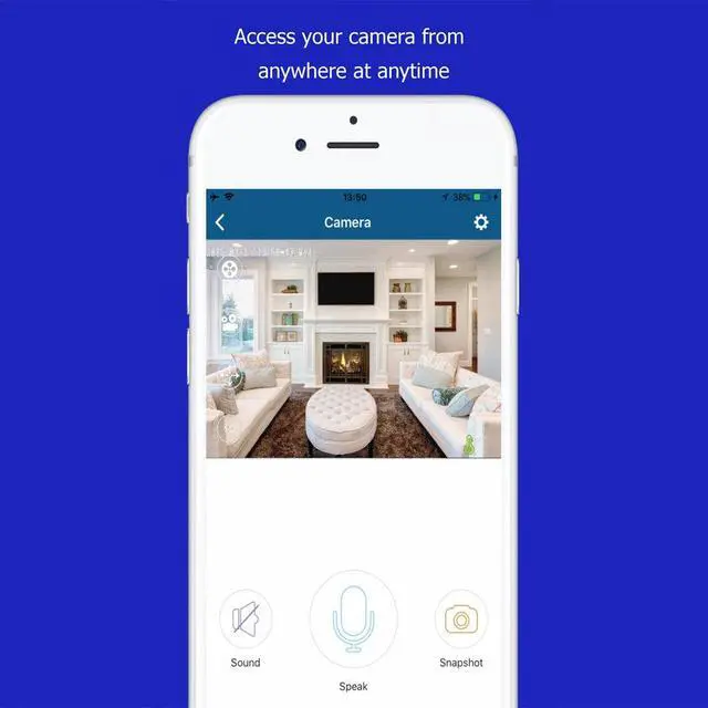 Alt view image 3 of 6 - WiFi Indoor Home Security Surveillance Camera, Two Way Audio, Night Vision, Motion Detection, 1080P, ER108001