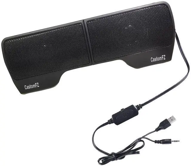 Main image of Computer Speakers Desktop PC Speakers for Monitor, Music Speaker with Wired Handy Volume Control for Computers, Tablets TV, PC, Laptop, Black