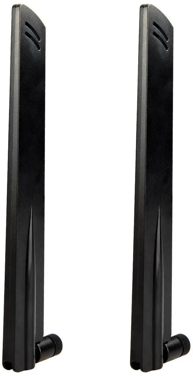 Alt view image 7 of 7 - WiFi 6/6E Tri-Band WiFi Antenna 2.4GHz/5GHz/6GHz 5dBi Omnidirectional Antenna RP-SMA Male for PC Desktop Computer PCI PCIe Router Security Camera Video Surveillance Monitor, 2 Pack